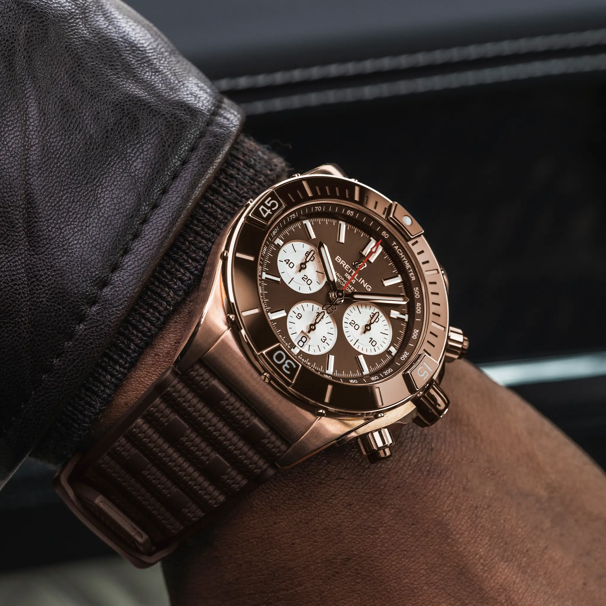 スーパー クロノマット B01 44 - RB0136E31Q1S1 | Breitling