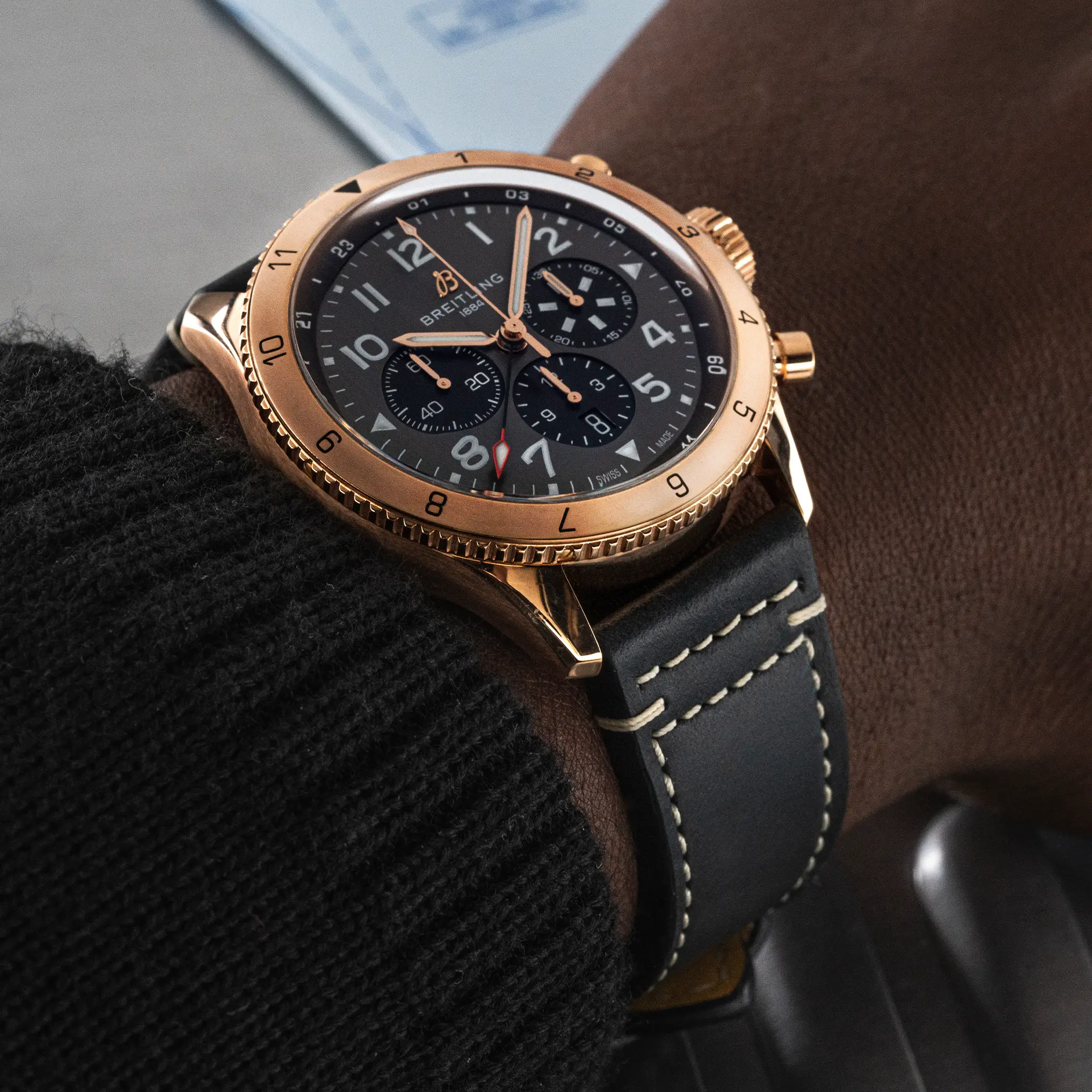Super Avi B04 Chronograph Gmt 46 P 51 Mustang - RB04451A1B1X1