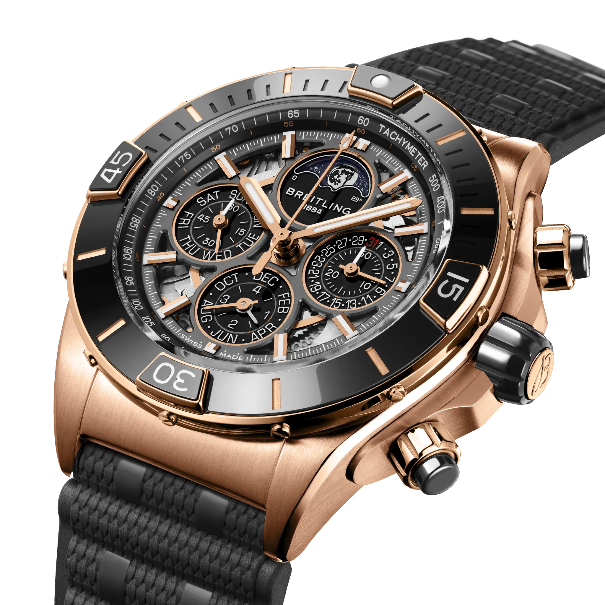 スーパークロノマット B19 44 パーペチュアルカレンダー 140周年