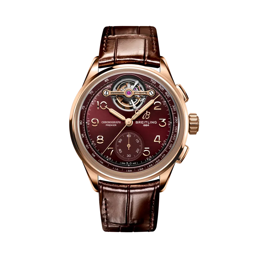 BREITLING 時計ケース ブラウン ブライトリングの代表的なシリーズ「クロノマット」「ナビタイマー