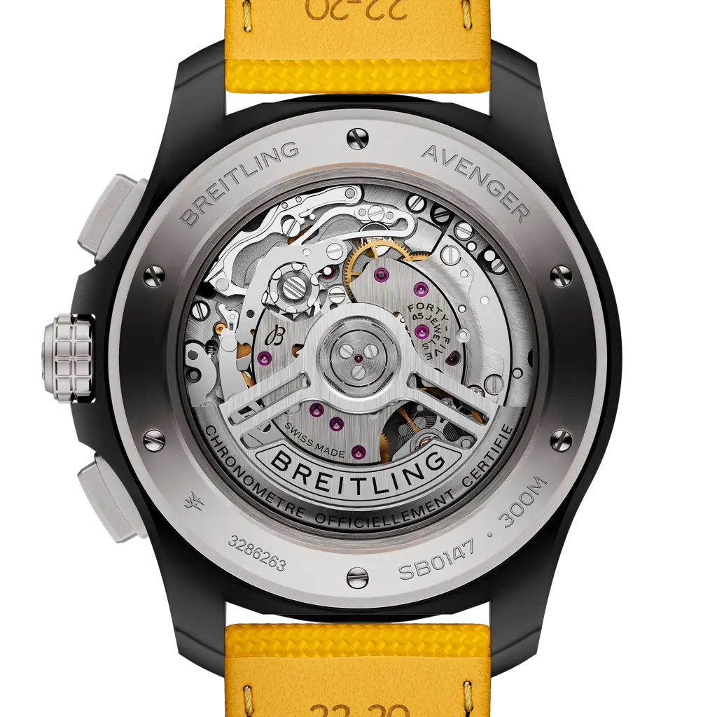 BREITLING オレンジストライプ 飛行機模型スタンド付き 手投げグライダー 2色セット LEDライト 光る 飛行機