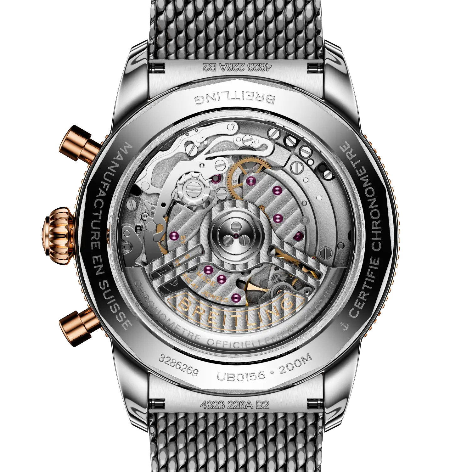 スーパーオーシャン ヘリテージ B01 クロノグラフ 42 - UB0156H11B1A1