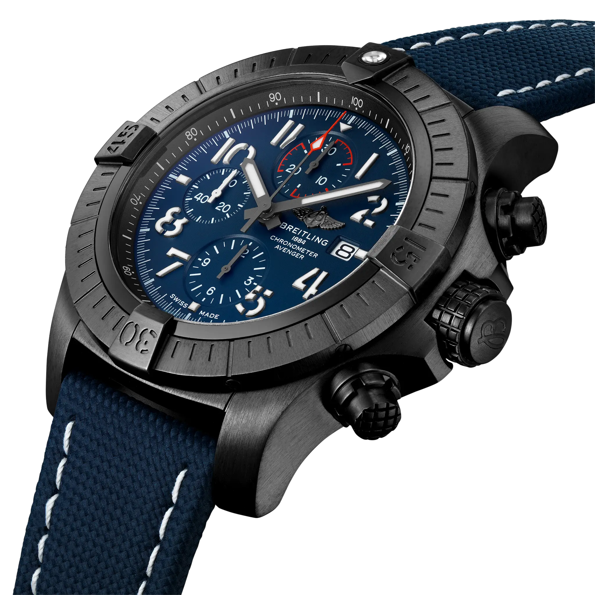 Super Avenger Chronograph 48 Night Mission - V13375101C1X2 | Breitling