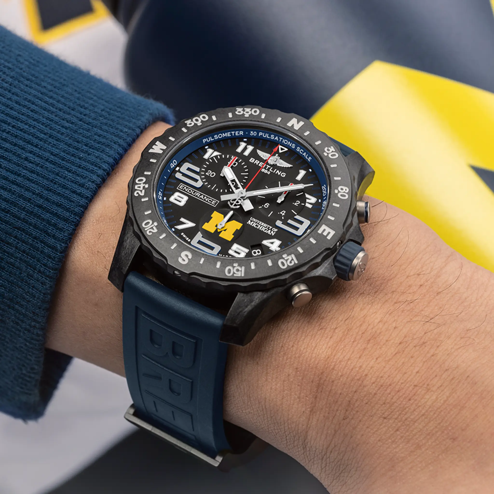 Endurance Pro 44 University Of Michigan™ - X823101C1B1S1 | Breitling